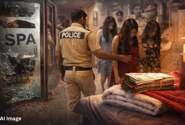 અમદાવાદ: વસ્ત્રાપુરના હિમાલયા મોલમાં ચાલતા સેક્સ રેકેટનો પર્દાફાશ, મસાજની આડમાં દેહવ્યાપાર, ત્રણ રાજ્યોની યુવતીઓનું રેસ્ક્યુ | Spa in Vastrapur raided for alleged prostitution racket three women rescued owner absconding